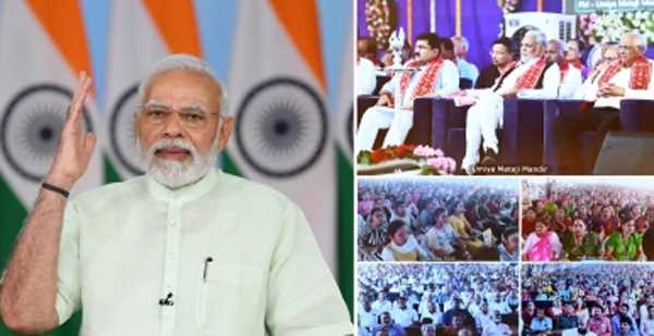 आस्था के केंद्र सामाजिक चेतना के प्रसार में अहम भूमिका निभाते हैं : मोदी